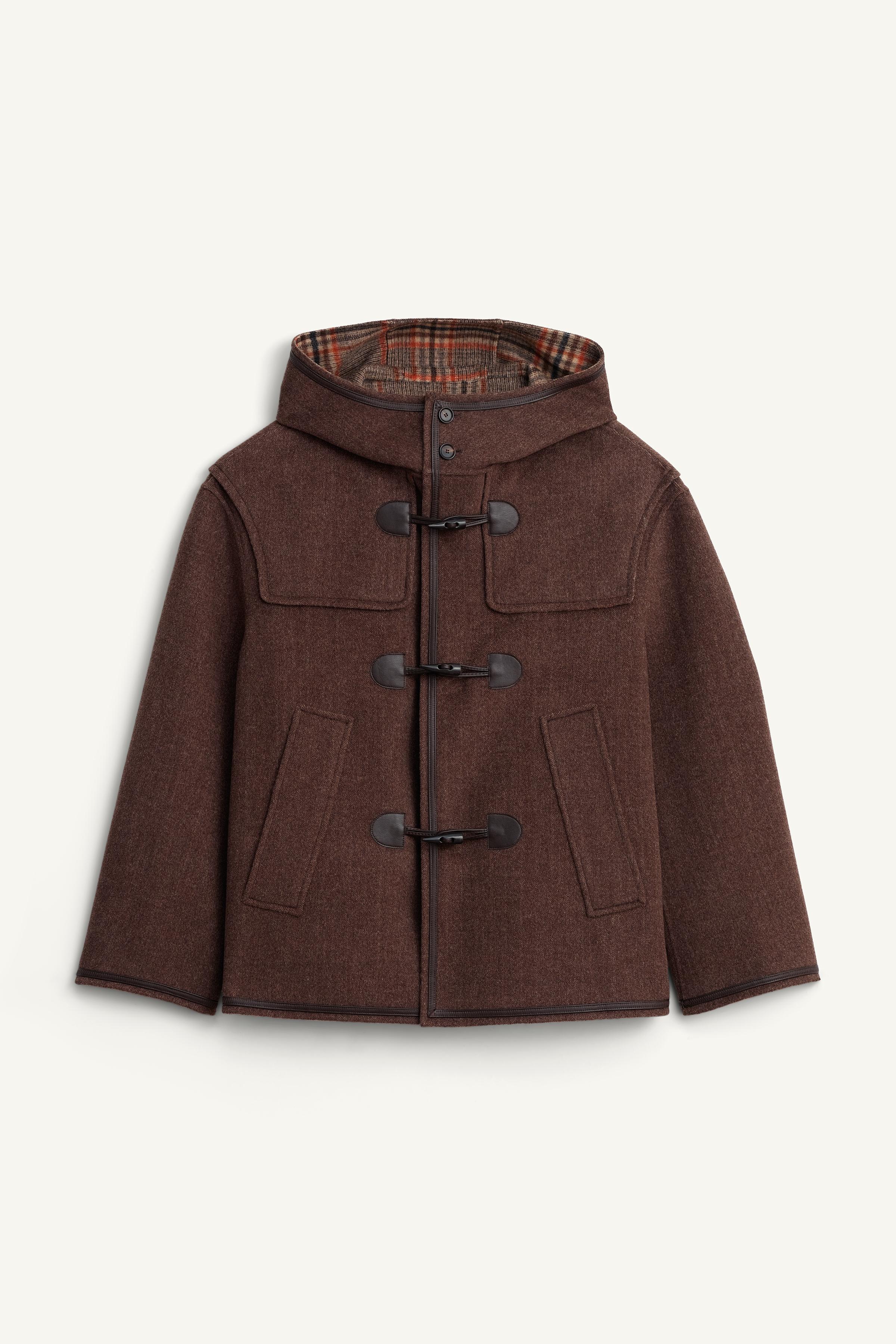 LIMITED EDITION CONTRAST CHECK WOOL OVERCOAT